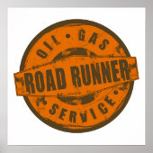 Vintages Sign Road Runner Poster (Vorne)