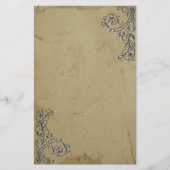 Vintages Silber Briefpapier (Vorderseite)