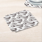 Vintages Silverware Verziert Artisan Classic Feins Untersetzer (angewinkelt)