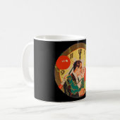 Vintages Silvesterpaar Kaffeetasse (Vorderseite Links)