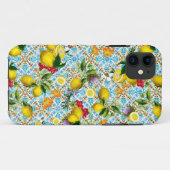 Vintages sizilianisches Zitronengartenmuster Case-Mate iPhone Hülle (Rückseite (Horizontal))