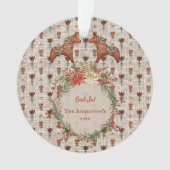 Vintages Skandinavien Folk Art Dalecarlia Weihnach Ornament (Vorderseite)