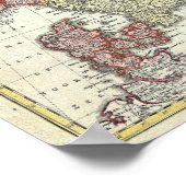 Vintages Skandinavienplakat Poster (Ecke)