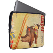 Vintages skandinavisches Zigar-Ad-Label Laptopschutzhülle (Vorne Rechts)