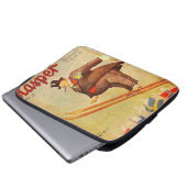 Vintages skandinavisches Zigar-Ad-Label Laptopschutzhülle (Vorne Knopf)
