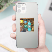 Vintages Skateboard Aufkleber (Telefon)