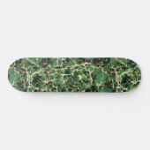 Vintages Skateboard aus grünem Marmor (Horizontal)