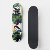 Vintages Skateboard "Brookfield Zoo" (Vorderseite)