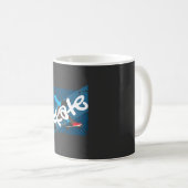 Vintages Skateboard Kaffeetasse (VorderseiteRechts)