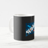 Vintages Skateboard Kaffeetasse (Vorderseite Links)