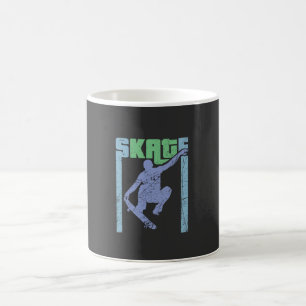 Vintages Skateboard Kaffeetasse