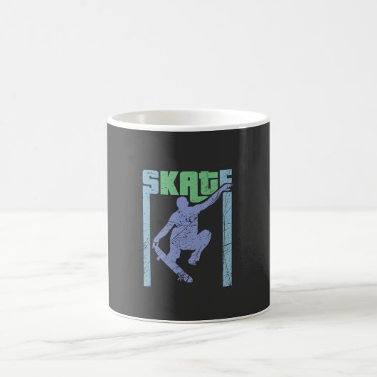 Vintages Skateboard Kaffeetasse (Mittel)