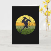 Vintages Skateboard Karte (Gelbe Blume)