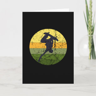 Vintages Skateboard Karte