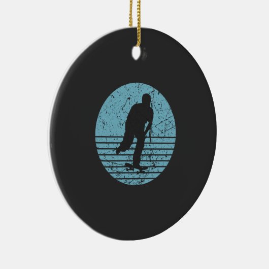 Vintages Skateboard Keramik Ornament (Rechts)