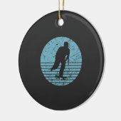Vintages Skateboard Keramik Ornament (Links)