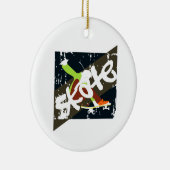 Vintages Skateboard Keramik Ornament (Rechts)