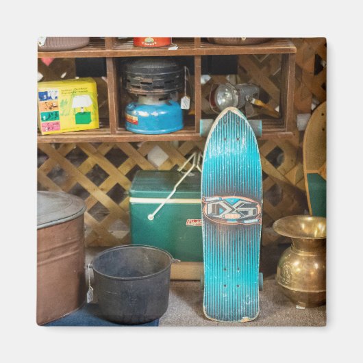 Vintages Skateboard Magnet (Vorne)