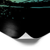 Vintages Skateboard Poster (Ecke)
