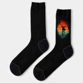 Vintages Skateboard Socken (Linkes Detail)