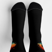 Vintages Skateboard Socken (Oben)