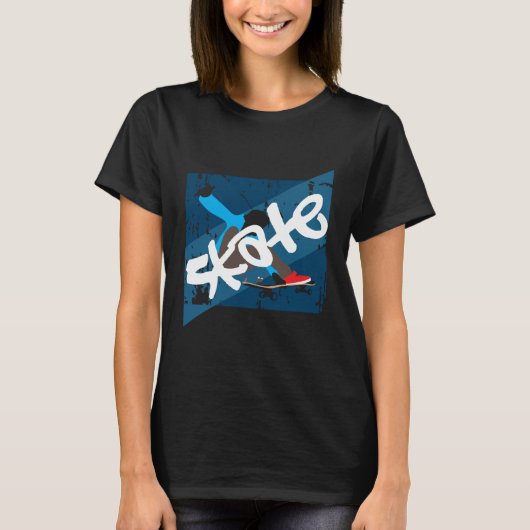 Vintages Skateboard T-Shirt (Vorderseite)