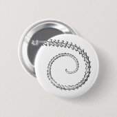 Vintages Skelett Button (Vorne & Hinten)