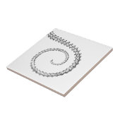 Vintages Skelett Fliese (Seite)