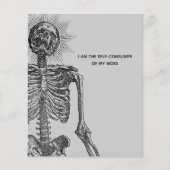 Vintages Skelett Flyer (Vorne)