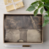 Vintages Skelett Foto Decoupage Seidenpapier (Geschenk)