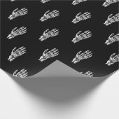 Vintages Skelett Geschenkpapier (Ecke)