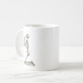 Vintages Skelett Kaffeetasse (Vorderseite Links)