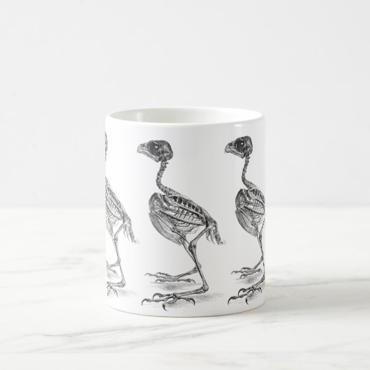 Vintages Skelett Kaffeetasse (Mittel)