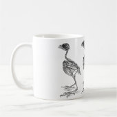 Vintages Skelett Kaffeetasse (Links)