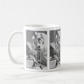 Vintages Skelett Kaffeetasse (Links)