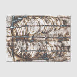 Vintages Skelett Rib Käfig Brown White Xray Seidenpapier