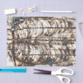 Vintages Skelett Rib Käfig Brown White Xray Seidenpapier (Handwerk)