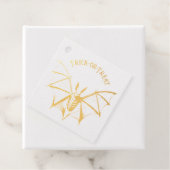 Vintages Skelettbast Halloween Geschenkanhänger (Mit Box)