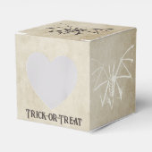 Vintages Skelettbast Halloween Geschenkschachtel (Vorderseite)