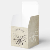 Vintages Skelettbast Halloween Geschenkschachtel (Geöffnet)