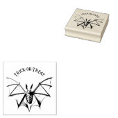 Vintages Skelettbast Halloween Gummistempel (Stempel)