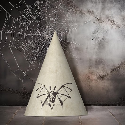 Vintages Skelettbast Halloween Partyhütchen