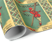 Vintages Ski-Plakat, Northland-Skis Geschenkpapier (Rolleneckpunkt)