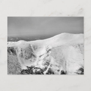 Vintages Skibild, Pisten identifizieren Postkarte