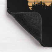Vintages Skidesign für Skifahrer Mousepad (Ecke)