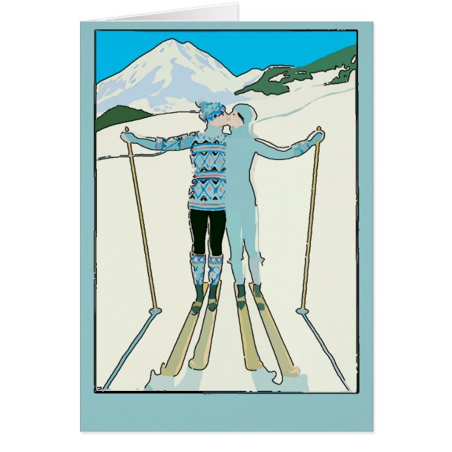 Vintages Skigebiet (Vorne)