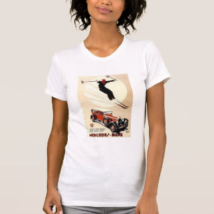 Vintages Skigebiet Mercedes Benz T-Shirt