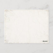 Vintages Skigebiet Postkarte aus der Schweiz (Rückseite)