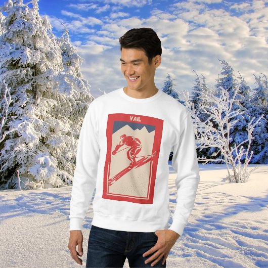Vintages Skikolorado Snowski Outfit Sweatshirt