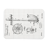 Vintages Skipolster-Patent Magnet (Horizontal)